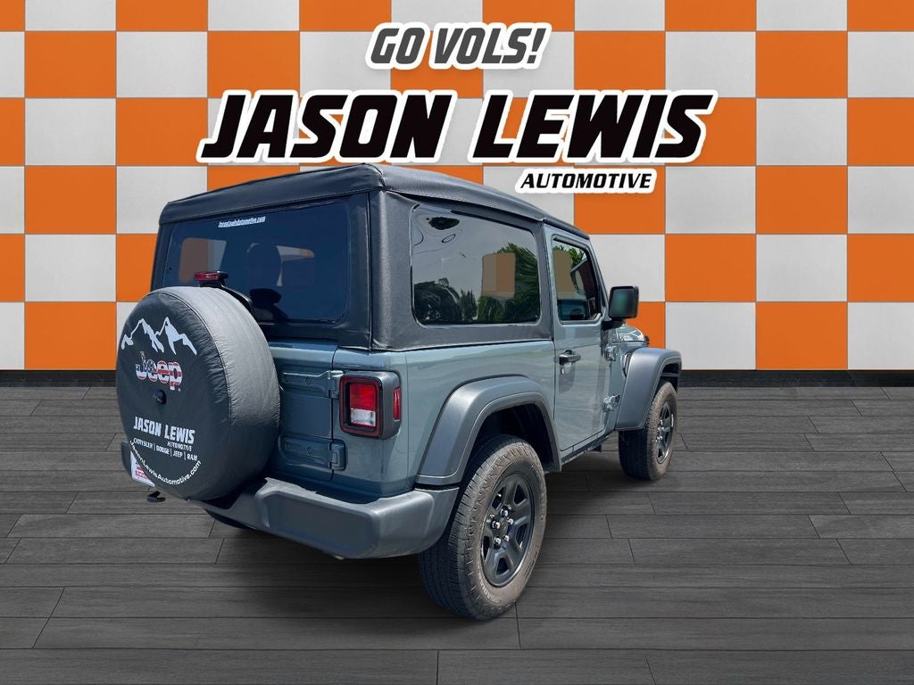 2025 Jeep Wrangler — rear three-quarter view