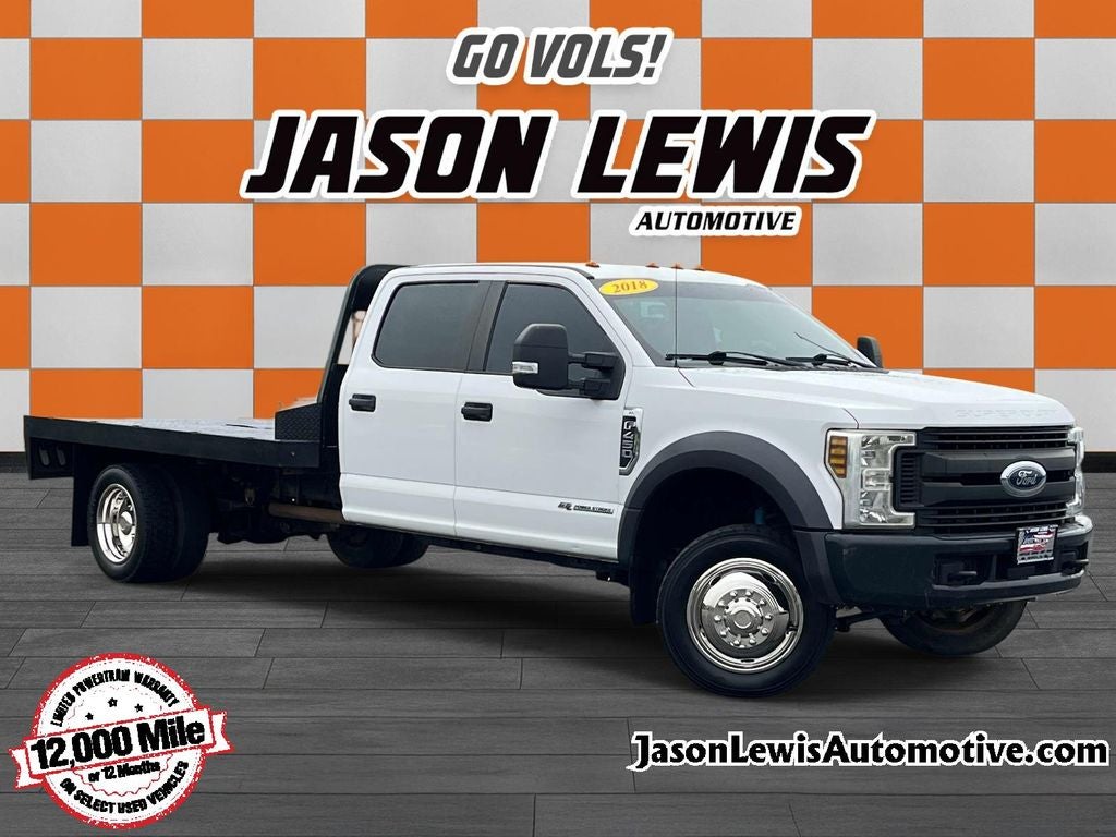 2019 Ford F-450SD XL DRW in Oxford White — front three-quarter view