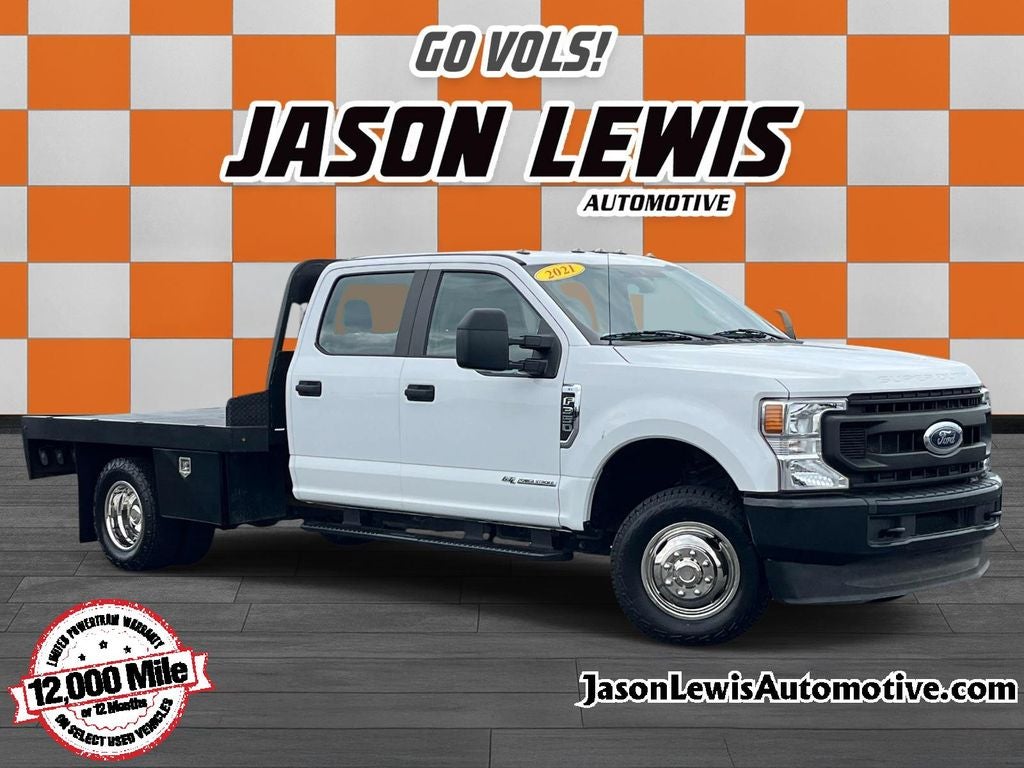2021 Ford F-350SD XL 179 WB in Oxford White — front three-quarter view