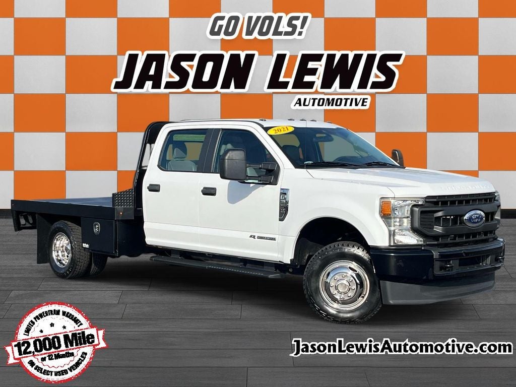 2021 Ford F-350SD XL 179 WB in Oxford White — front three-quarter view