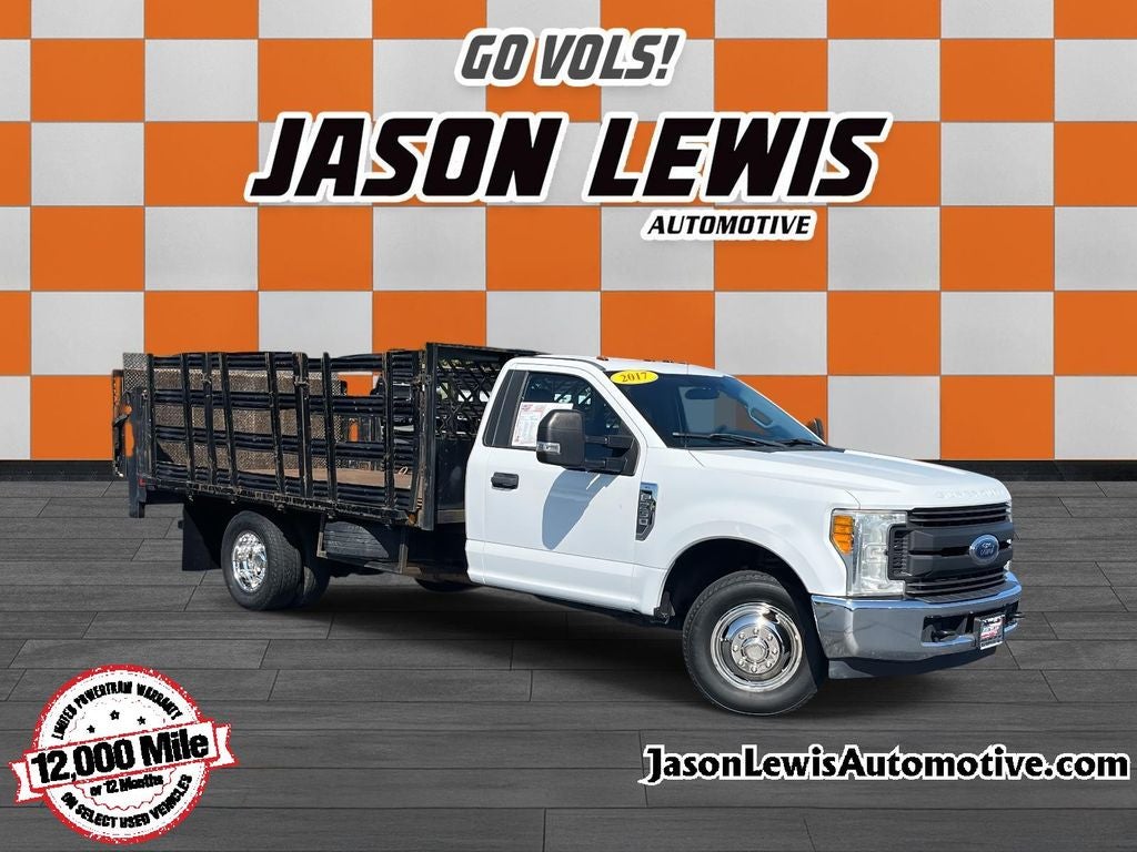 2017 Ford F-350SD XL in Oxford White — front three-quarter view