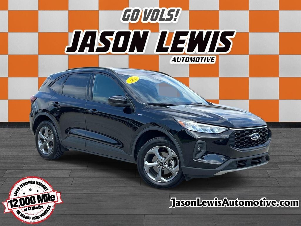 2025 Ford Escape ST-Line Select in Black Metallic — front three-quarter view