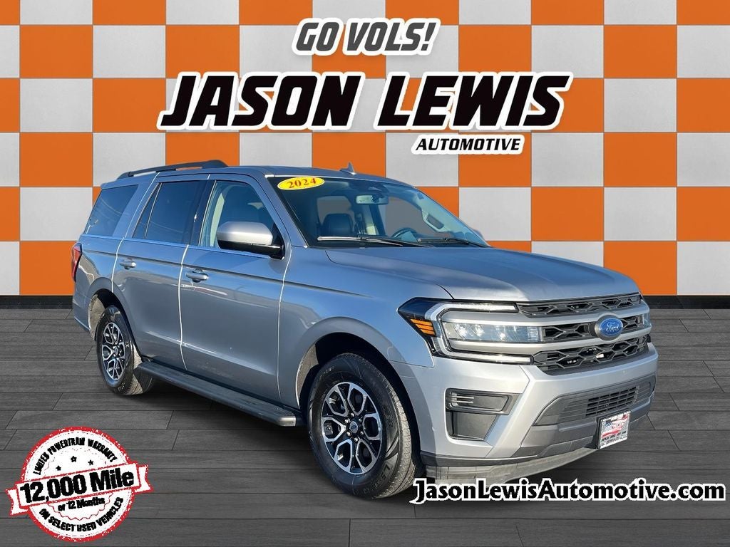 2024 Ford Expedition XLT in Silver Metallic — front three-quarter view