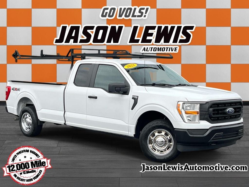 2022 Ford F-150 XL in Oxford White — front three-quarter view