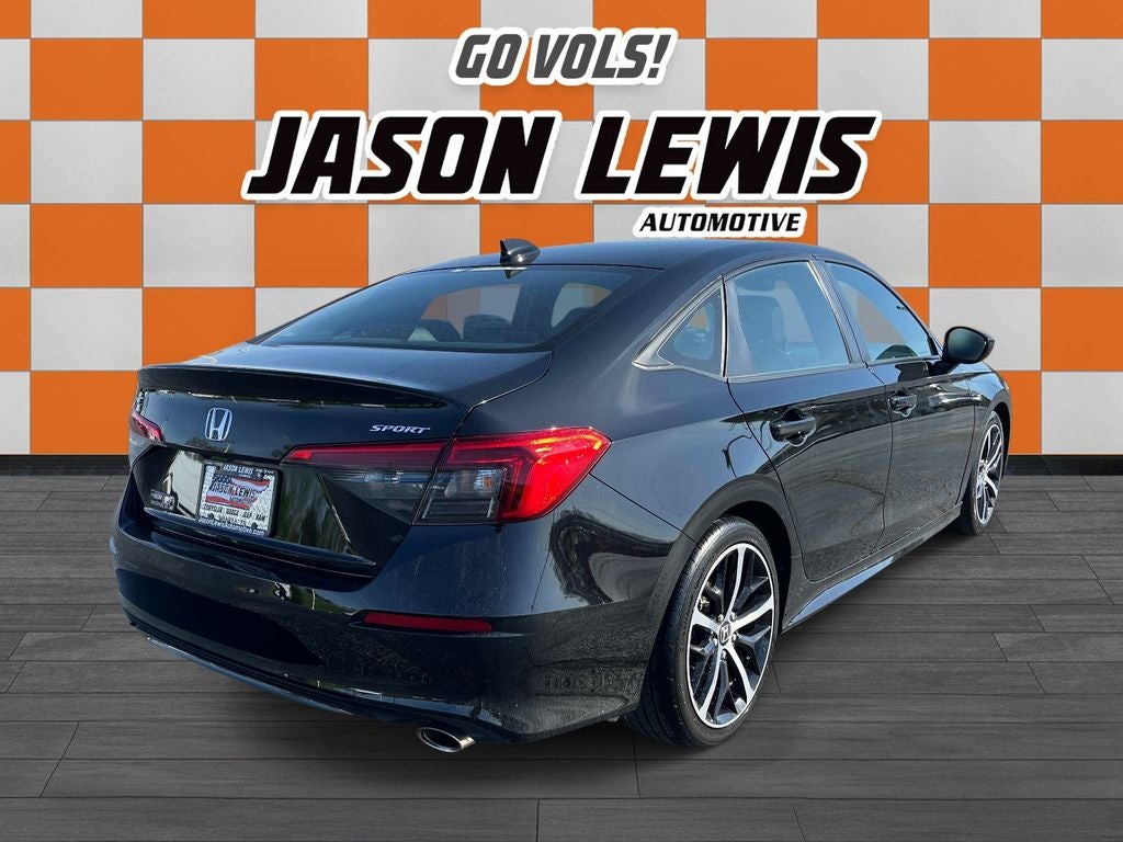 2024 Honda Civic — rear three-quarter view