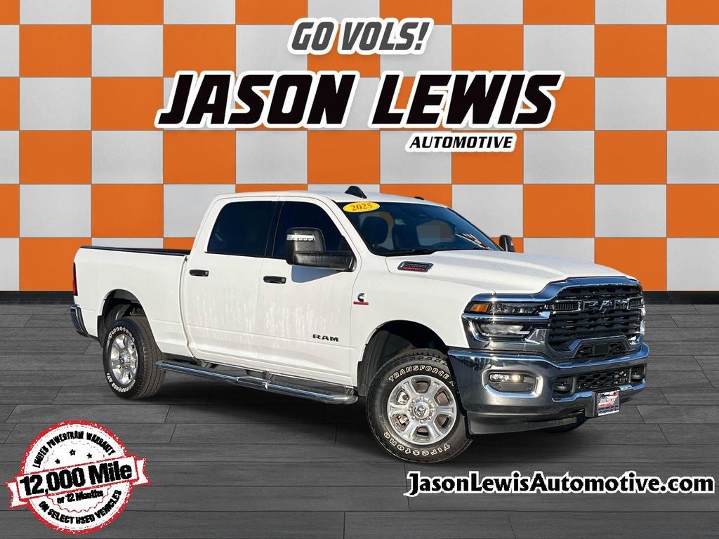2025 RAM 2500 Big Horn in Bright White Clearcoat — front three-quarter view