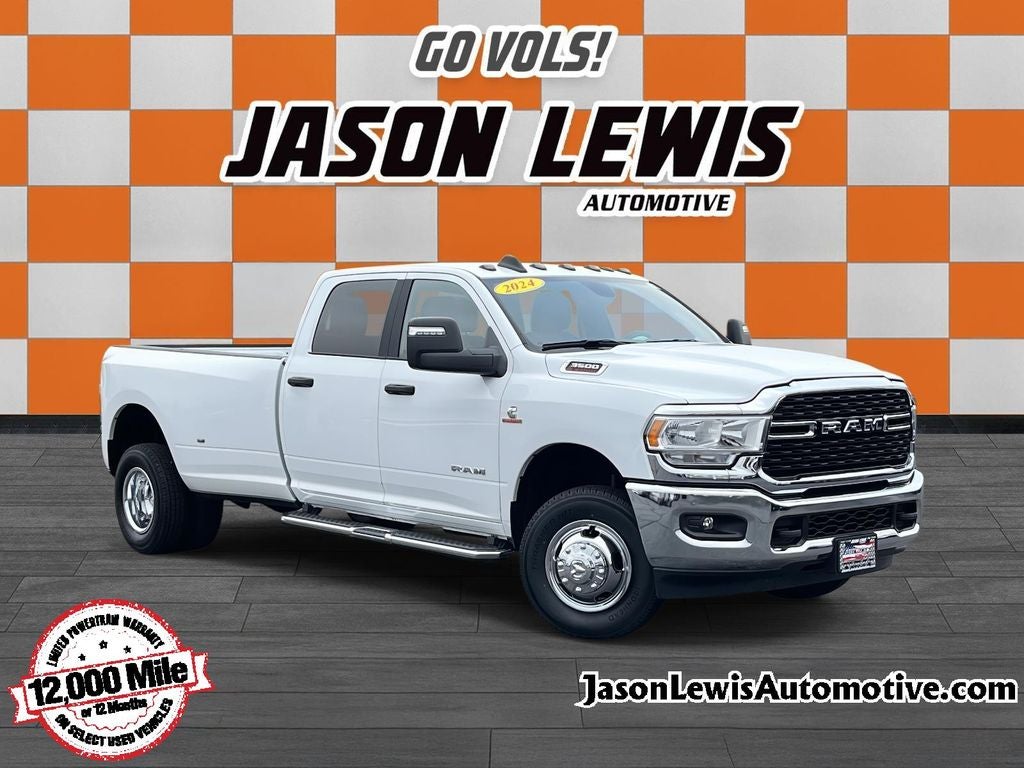 2024 RAM 3500 Big Horn in Bright White Clearcoat — front three-quarter view