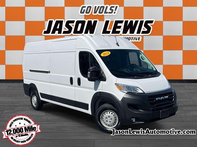 2024 RAM ProMaster 2500 High Roof 159 WB in Bright White Clearcoat — front three-quarter view