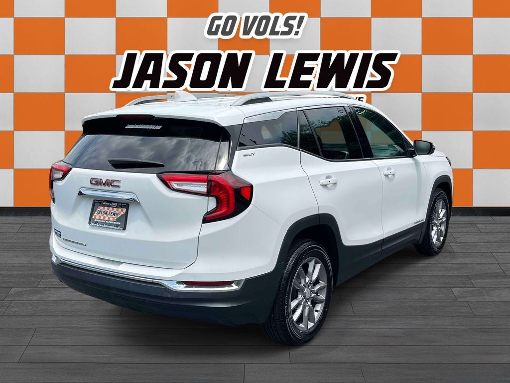 2023 GMC Terrain — rear three-quarter view