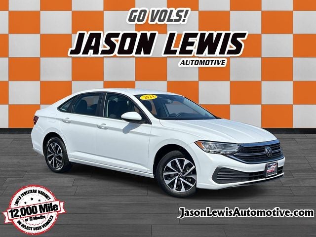 2024 Volkswagen Jetta 1.5T S in Opal White Pearl — front three-quarter view