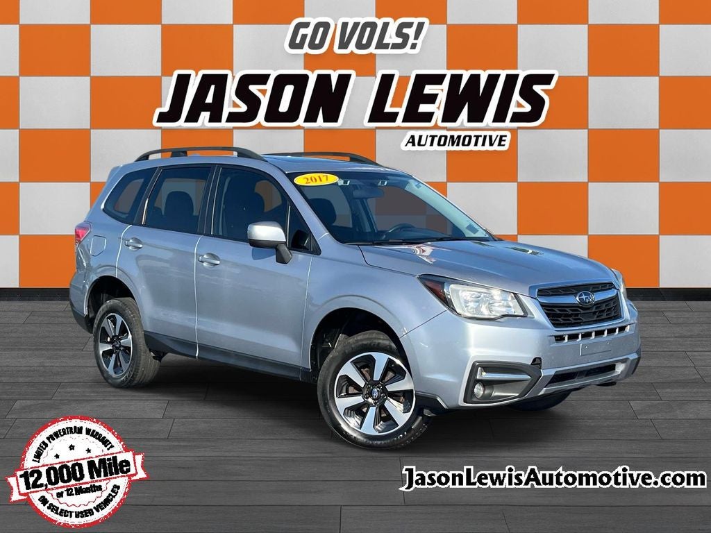 2017 Subaru Forester 2.5i Premium Premium in Ice Silver Metallic — front three-quarter view