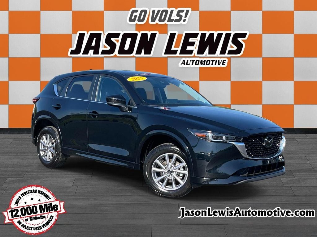 2025 Mazda Mazda CX-5 2.5 S Select Package in Jet Black — front three-quarter view