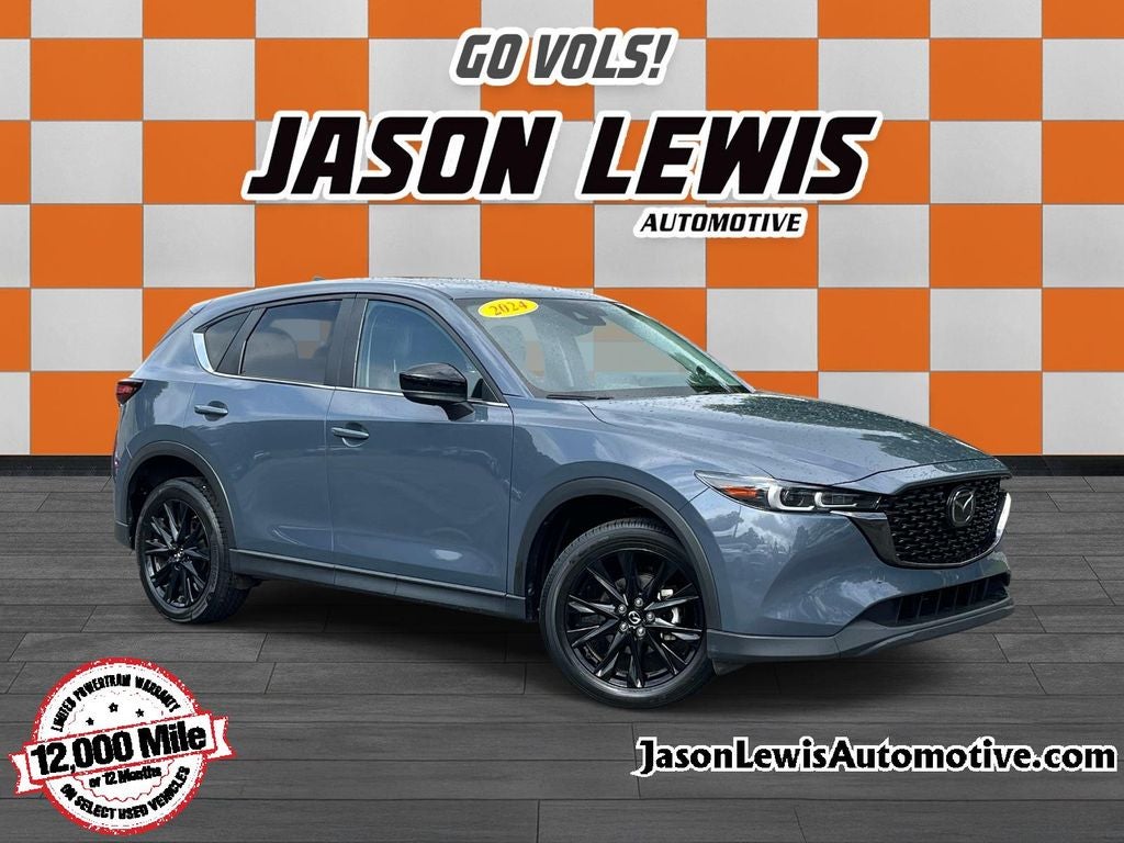 2024 Mazda Mazda CX-5 2.5 S Carbon Edition in Gray Metallic — front three-quarter view